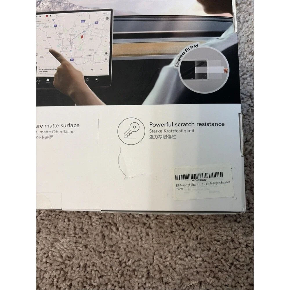 ESR Tempered Glass Touchscreen Protector For Tesla Model 3 Highland 2024